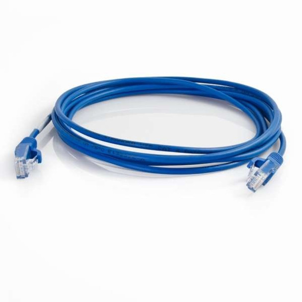 VS 1FT BLU BOOTED C6 28AWG CM - 576-RD10-001