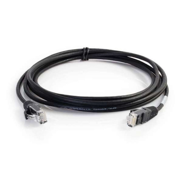 VS 3FT BLK BOOTED C6 28AWG CM - 576-RD35-003
