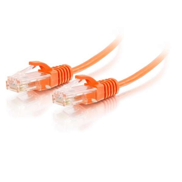 VS 3FT ORG BOOTED C6 28AWG CM - 576-RD40-003