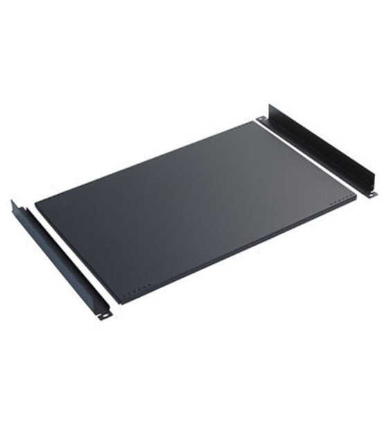 SHELF FOR DUAL RACK 32" FIXED D, BK - ES-19-SDR2732F