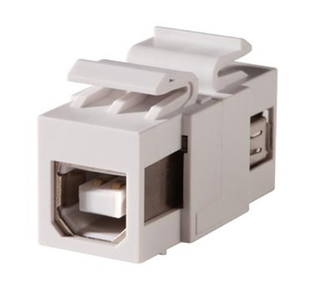 KEYSTONE,USB 2.0 A-B,F/F FOG WHITE - KSUSBAB {Qty. 10, $32.35/ea.}