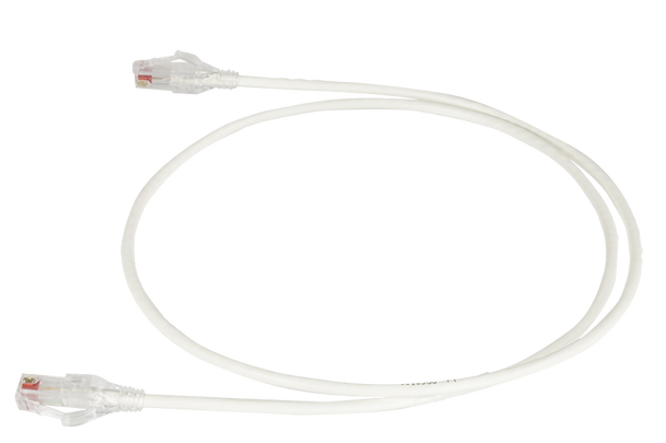 CORD,28AWG C6A WHITE 1FT - RDC61001-09