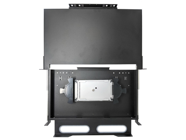 FO CABINET RACK MT 1RU 3 PANEL
