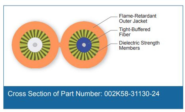 Cross Section of Part Number: 002K58-31130-24