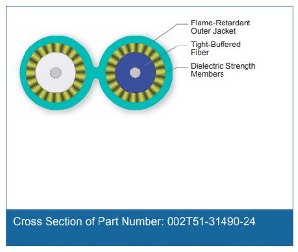 Cross Section of Part Number: 002T51-31490-24