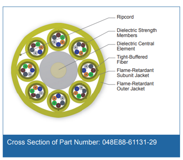 Cross Section of Part Number: 048E88-61131-29
