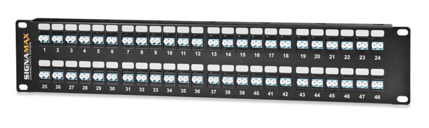 96-Fiber (48-Duplex) HD Panel, LC, DX, OM3/OM4, 3.50 H - 48HDLCG-FT