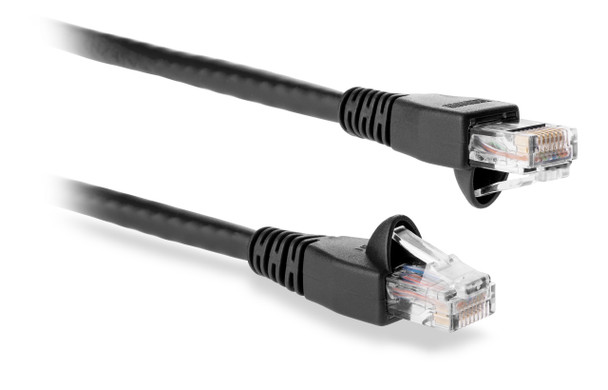 Category 6 Patch Cord, Black Snag-Proof Boot, 25 ft. - C6-115BK-25FB