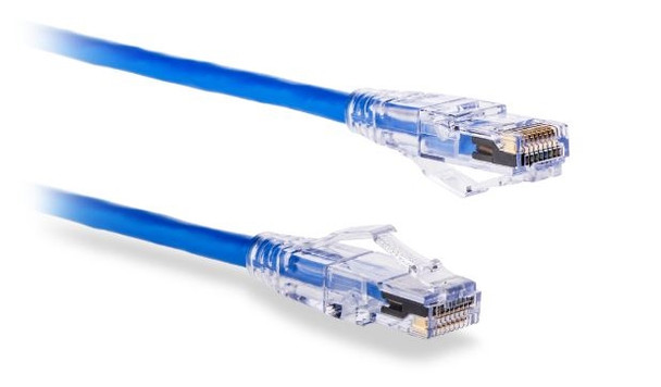 Category 6 Patch Cord, Blue Snag-Proof Boot, 10 ft. - C6C-114BU-10FB