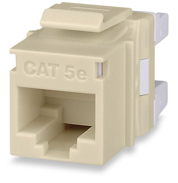 Cat 5e MT-Series Unscreened Keystone Jack, Ivory - KJ458MT-C5E {Qty. 20, $3.71/ea.}