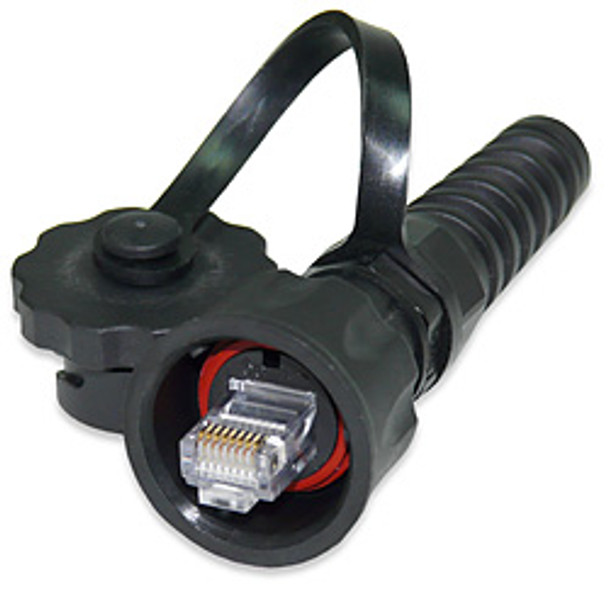 Category 6 FTP Industrial Plug w/Protective Cap - KRJS45IG-C6C