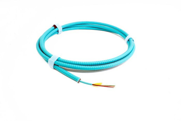 TLC Distribution Cable with Aluminum Interlocking Armor 6 Fiber ClearCurve Multimode 50/125um OM4 Plenum Aqua - M50DI06C4NPA48AIA2 {Qty. 25, $4.50/ea.}