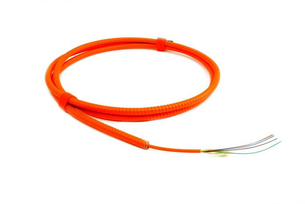 TLC Distribution Cable with Aluminum Interlocking Armor 6 Fiber Infinicor 300 Multimode 62.5/125um OM1 Plenum Orange - M62DI06C3NPO48AIA2 {Qty. 25, $3.75/ea.}