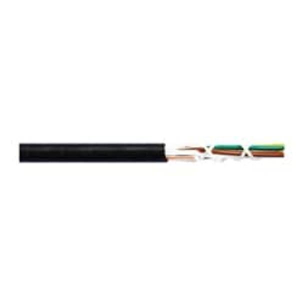 OSP Fiber Cable, Loose Tube Single Jacket All Dielectric, Series 11, 24-Fiber, OS2 Single-mode Fiber, Reduced Water Peak, Dry Core, UV Resistant Black Jacket 110243T01