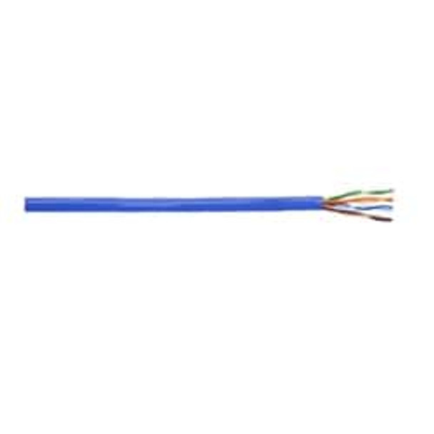 Plenum Copper Cable, 4 Pair, 24 AWG, Solid Annealed Plenum Copper Conductor, COBRA Category 5e+, Theroplastic/FRPVC, Grey Jacket, 1000 FT. Pop Box 52-241-38