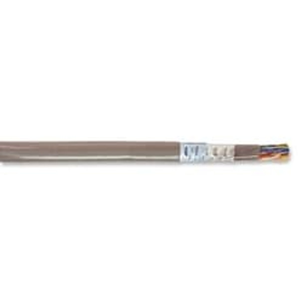 1249C Series Central Office Cable, Riser Rated, 100 Ohm Impedance, 20 Pair, 26 AWG, Tinned Copper Conductor, Dual Aluminum Foil Shield, Grey PVC Jacket, 5000 FT. Reel 55-699-20