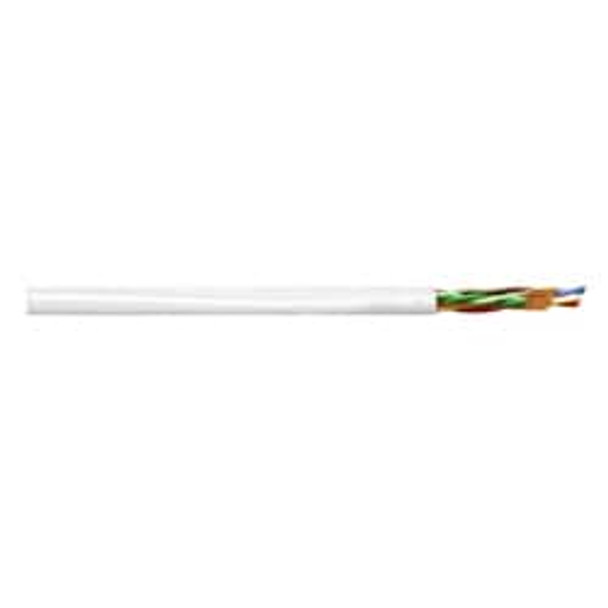 Copper Cable,4 Pair, 23 AWG DATAGAIN Category 6+ CMP White, 1000 FT. Pop Box 66-240-EB