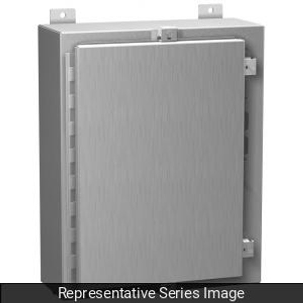 Hammond Manufacturing 1447SN4SSB8 Type 4X Stainless Steel Wallmount Disconnect Enclosure