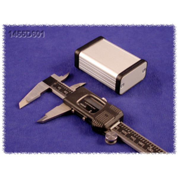 Hammond Manufacturing 1455D601 extruded aluminum enclosure w/ metal end panels