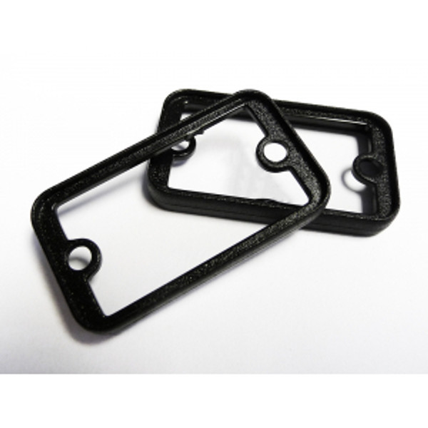 Hammond Manufacturing 1455DBBK black plastic open bezels for 1455D enclosures-- 2/pack