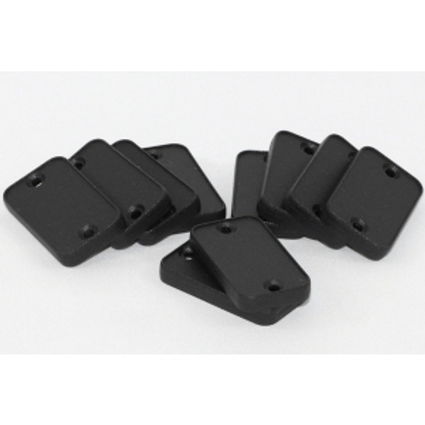 Hammond Manufacturing 1455DPLBK-10 black plastic bezels for 1455D enclosures- 10/pack