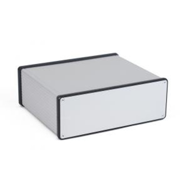Hammond Manufacturing 1455U1601 extruded aluminum enclosure w/ metal end panels
