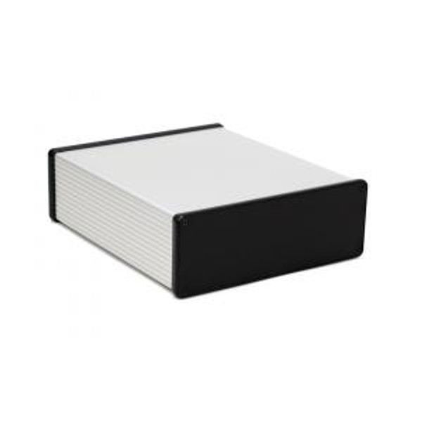 Hammond Manufacturing 1455U2202 extruded aluminum enclosure w/ plastic closed bezels