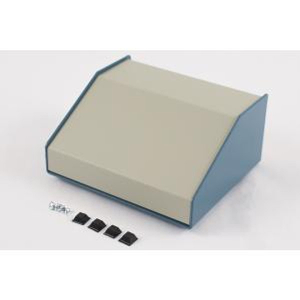 Hammond Manufacturing 1456FE3WHBU Sloped Aluminum Console Enclosure