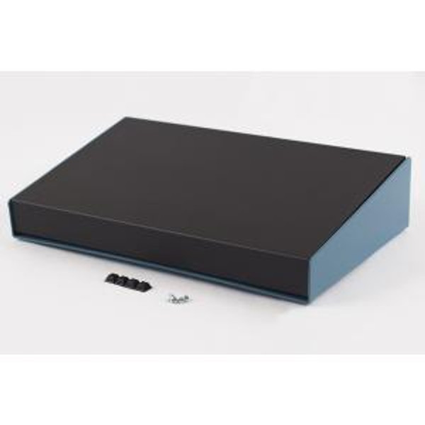 Hammond Manufacturing 1456PH1BKBU Sloped Aluminum Console Enclosure