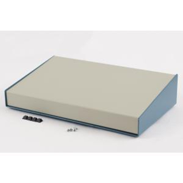 Hammond Manufacturing 1456PH1WHBU Sloped Aluminum Console Enclosure