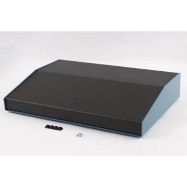 Hammond Manufacturing 1456RL3BKBU Sloped Aluminum Console Enclosure