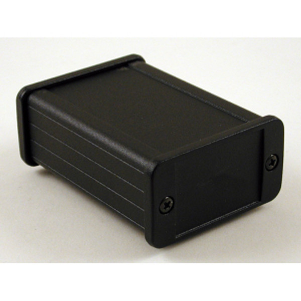 Hammond Manufacturing 1457C801BK Sloped Aluminum Console Enclosure