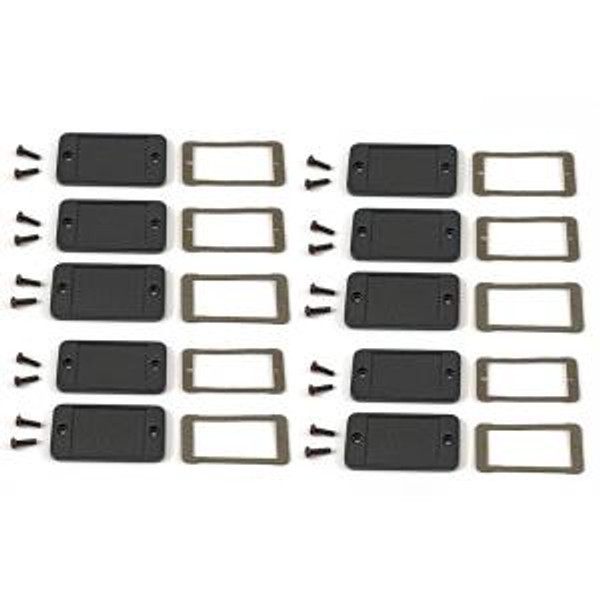 Hammond Manufacturing 1457CEP-10 1457C EMI/RFI end panels and gasket kit - 10/pack