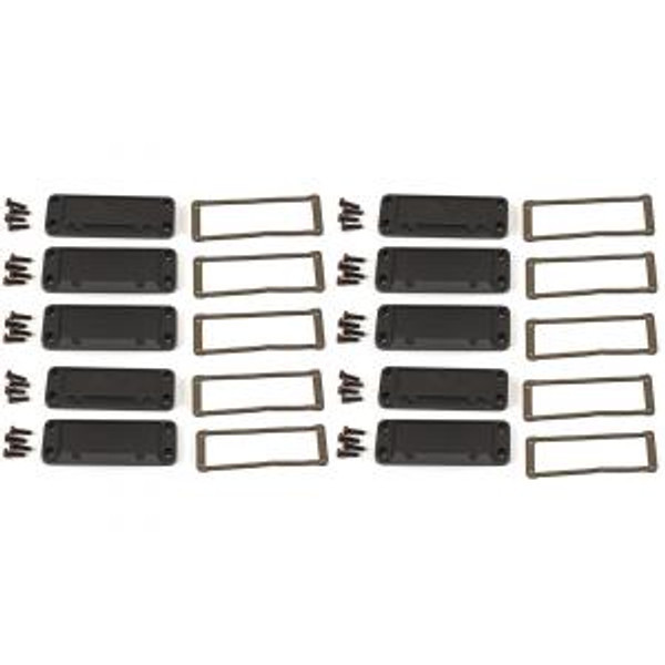 Hammond Manufacturing 1457JEPF-10 1457J EMI/RFI flanged end panels and gasket kit - 10/pack