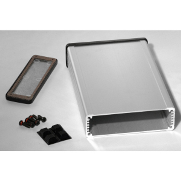 Hammond Manufacturing 1457L1601E EMI/RFI shielded extruded aluminum enclosure 6.30x4.09x1.26