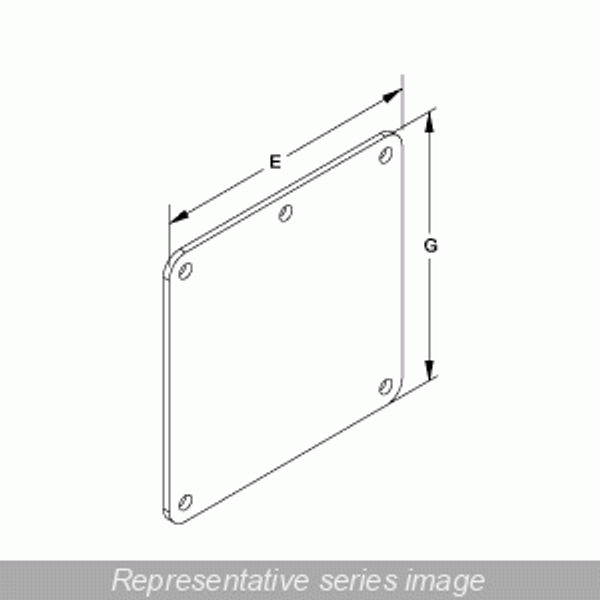 Hammond Manufacturing 1485BH Cover Plate