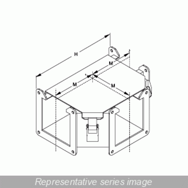 Hammond Manufacturing 1485FTN Tee Fitting Top Opening