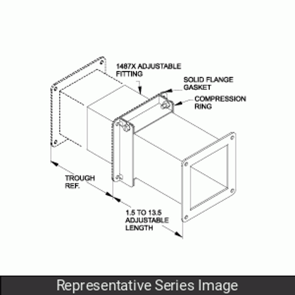 Hammond Manufacturing 1487EXSS Stainless Steel Adjustable Fitting