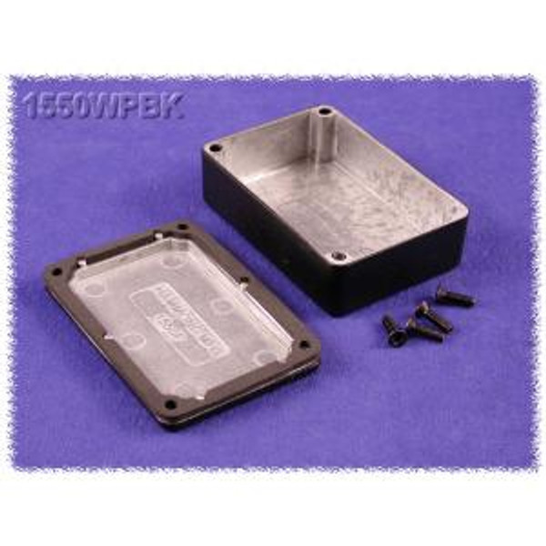 Hammond Manufacturing 1550WPBK Diecast Aluminum Enclosure