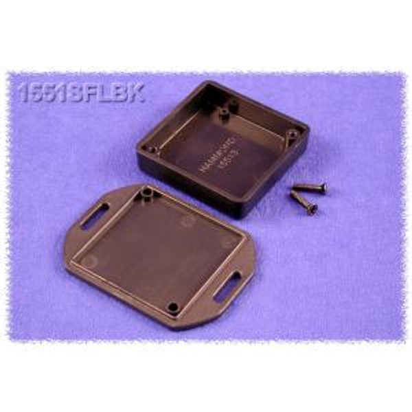 Hammond Manufacturing 1551SFLBK ABS Plastic Miniature Hand Held Enclosure