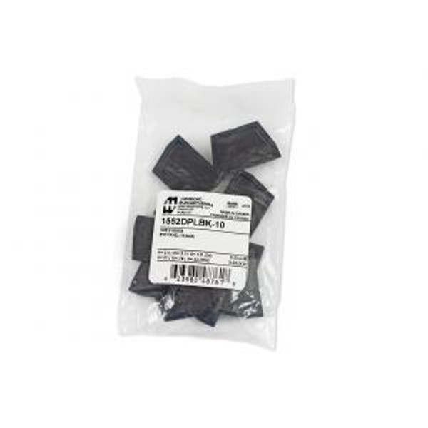 Hammond Manufacturing 1552DPLBK-10 Replacement End Panels, 10 Pack