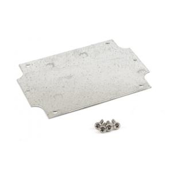 Hammond Manufacturing 1554FPL galvanized steel inner panel for 1554/55 sizes F & G