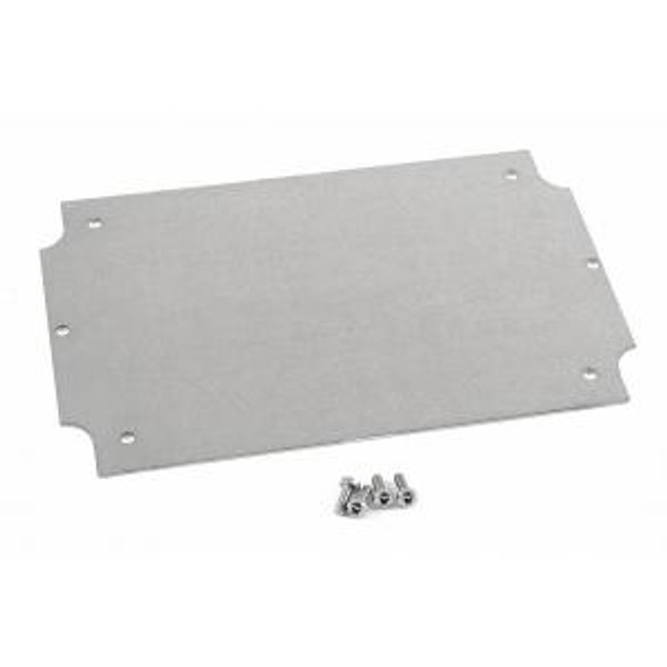 Hammond Manufacturing 1554HPL galvanized steel inner panel for 1554/55 sizes H & T