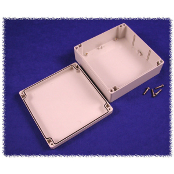 Hammond Manufacturing 1554R2GY RAL7035 grey polycarb plastic watertight enclosure