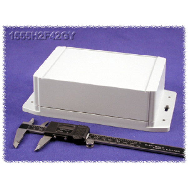 Hammond Manufacturing 1555HF42GY RAL7035 grey watertight plastic enclosure