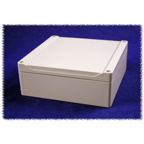 Hammond Manufacturing 1555R2GY RAL7035 grey watertight plastic enclosure