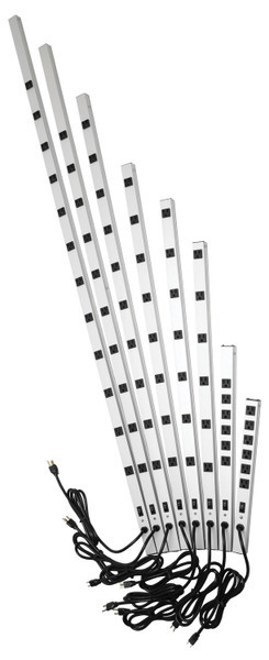 Hammond Manufacturing 15853H6C1 15A 6-Outlet Vertical Strip