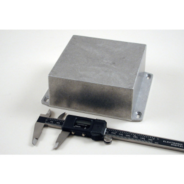 Hammond Manufacturing 1590KKFL enclosure - diecast; flanged lid; 4.92"x4.92"x2.10"