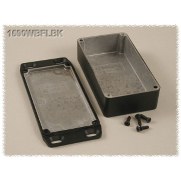 Hammond Manufacturing 1590WBFLBK enclosure - watertight diecast