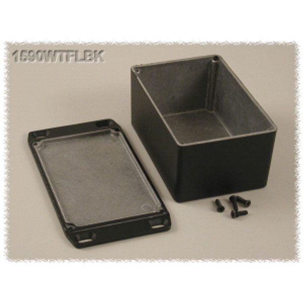 Hammond Manufacturing 1590WTFLBK enclosure - watertight diecast